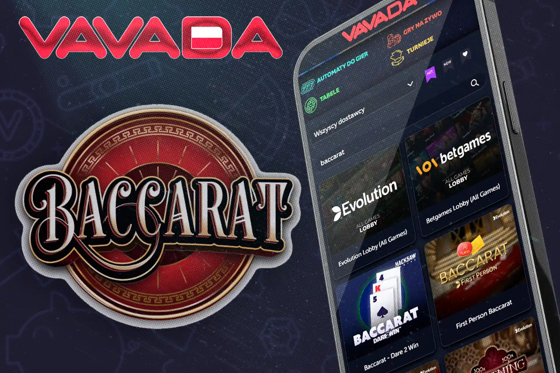 Wiele opcji игри w bakarat w naszym казиното