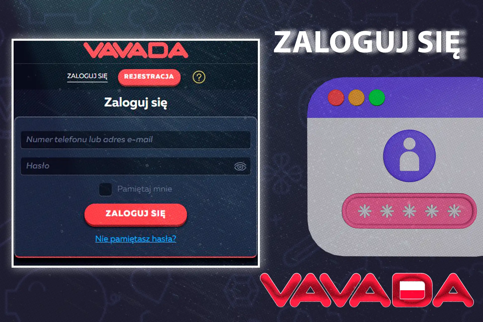 Przejdź чрез prosty proces logowania się do swojego konta na naszej stronie internetowej.